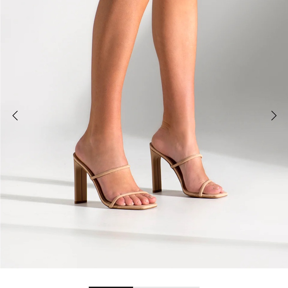 Tony Bianco Beige Strappy Heels